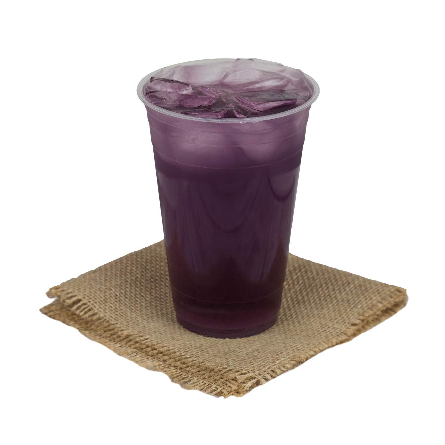 Tea Zone bottle beside a measuring cup to show 64oz scale and serving capacity