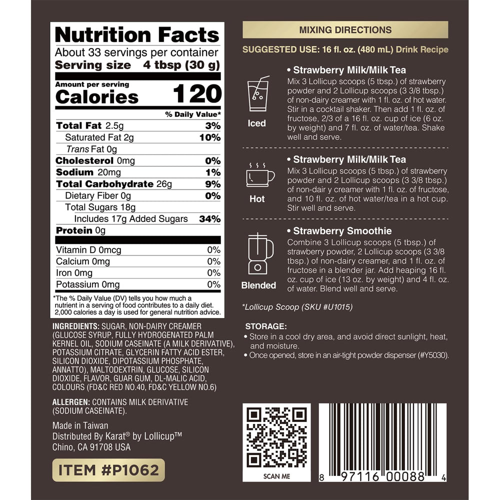 TEA ZONE open bag with visible powder texture and reseal, easy portion control