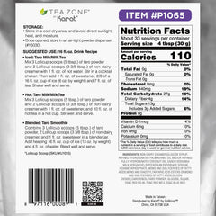 TEA ZONE taro milk tea in glass illustrating creamy drink preparation benefit