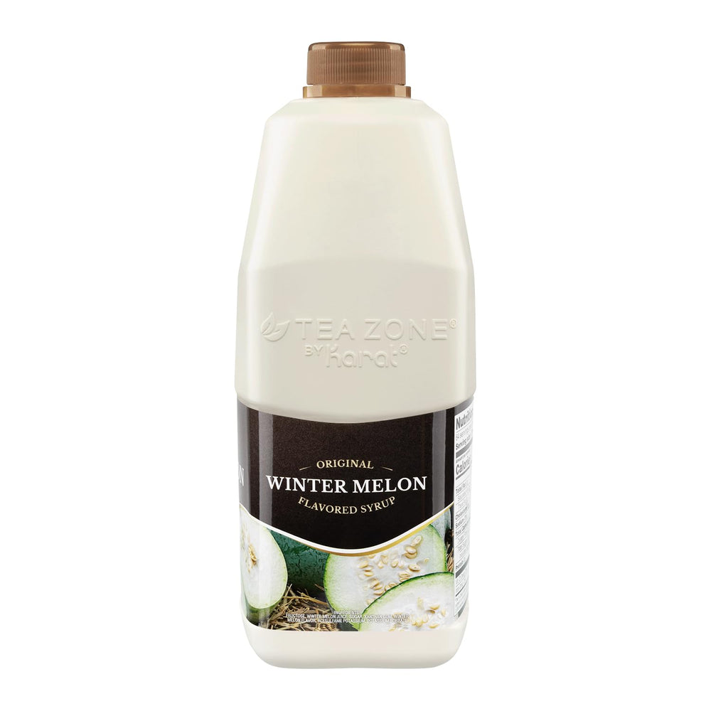 TEA ZONE syrup pour close-up showing smooth texture and easy mixing benefit