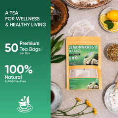 TeaDreamTea close-up of single tea bag highlighting fine mesh and pure lemongrass