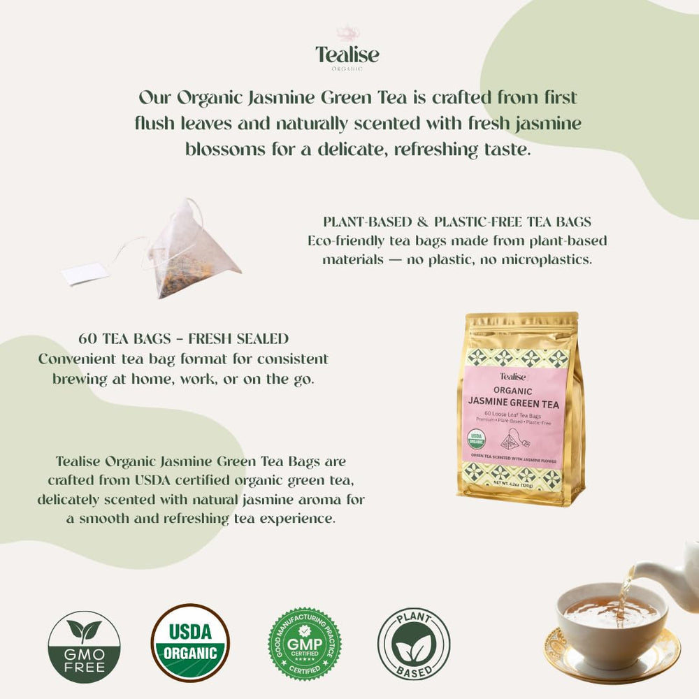 Tealise pyramid bag beside mug illustrating single-serve convenience