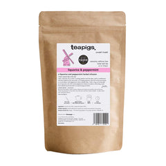 teapigs front packaging showing jar and label, highlights freshness