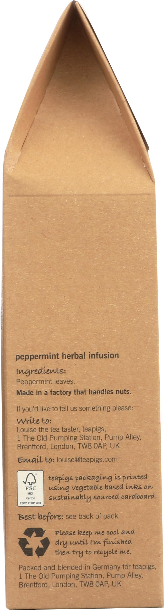 teapigs label and ingredients panel showing simple, natural ingredient benefits