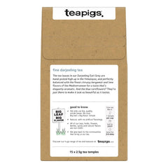 teapigs close-up of tea temple material and whole-leaf contents, showing quality