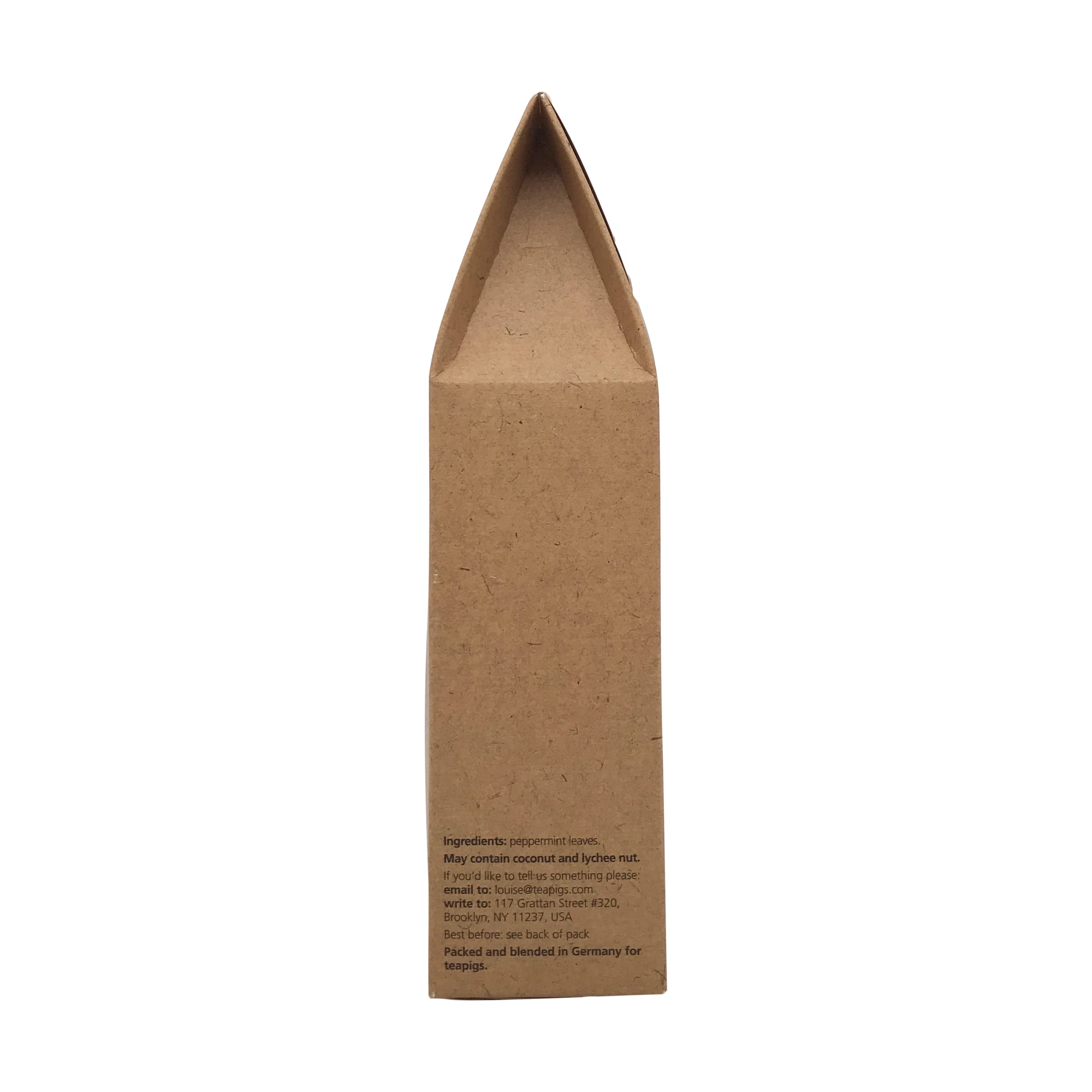 teapigs whole peppermint leaves texture highlighting natural, aromatic quality