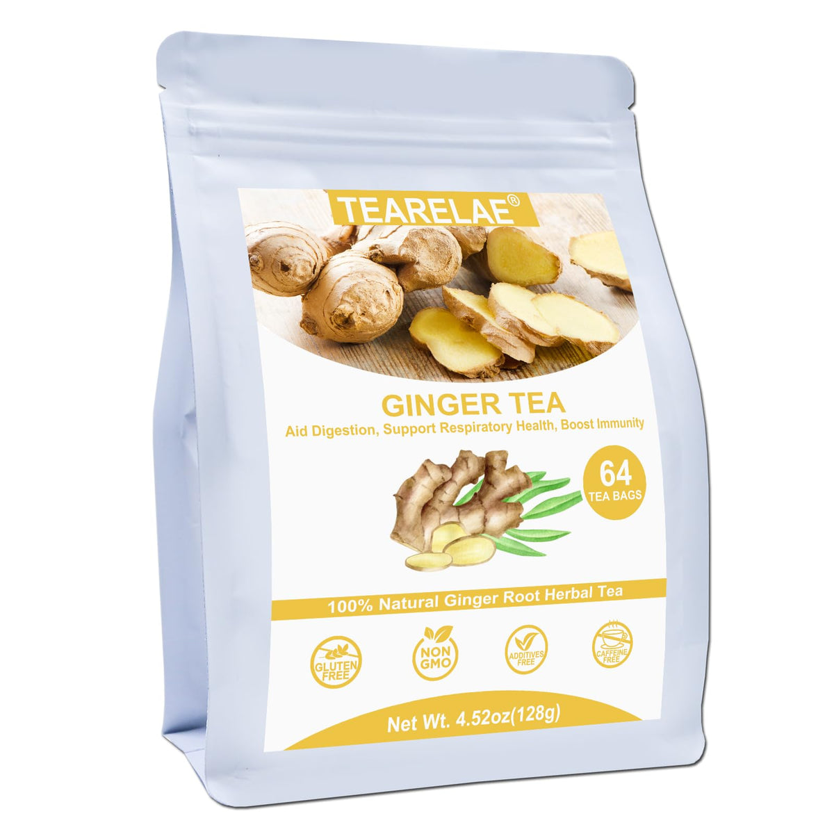 TEARELAE front packaging 64-count showing product and benefits
