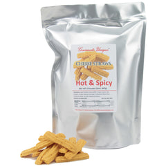 Teas Unique front packaging showing resealable two-pound pouch and bold cheddar branding