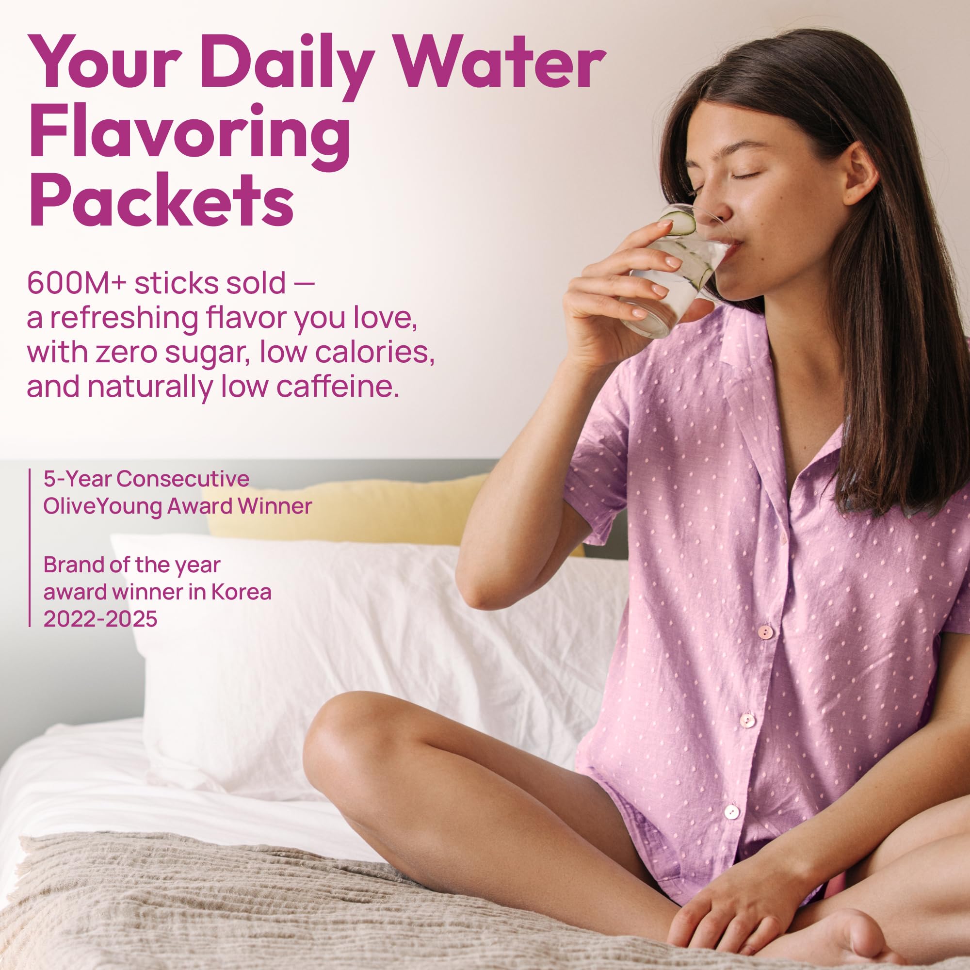 TEAZEN label and nutrition panel showing probiotic and low-calorie details