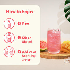 TEAZEN powder dissolving in glass with fizz showing instant sparkling refreshment
