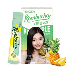 TEAZEN front packaging showing pineapple packets and convenience