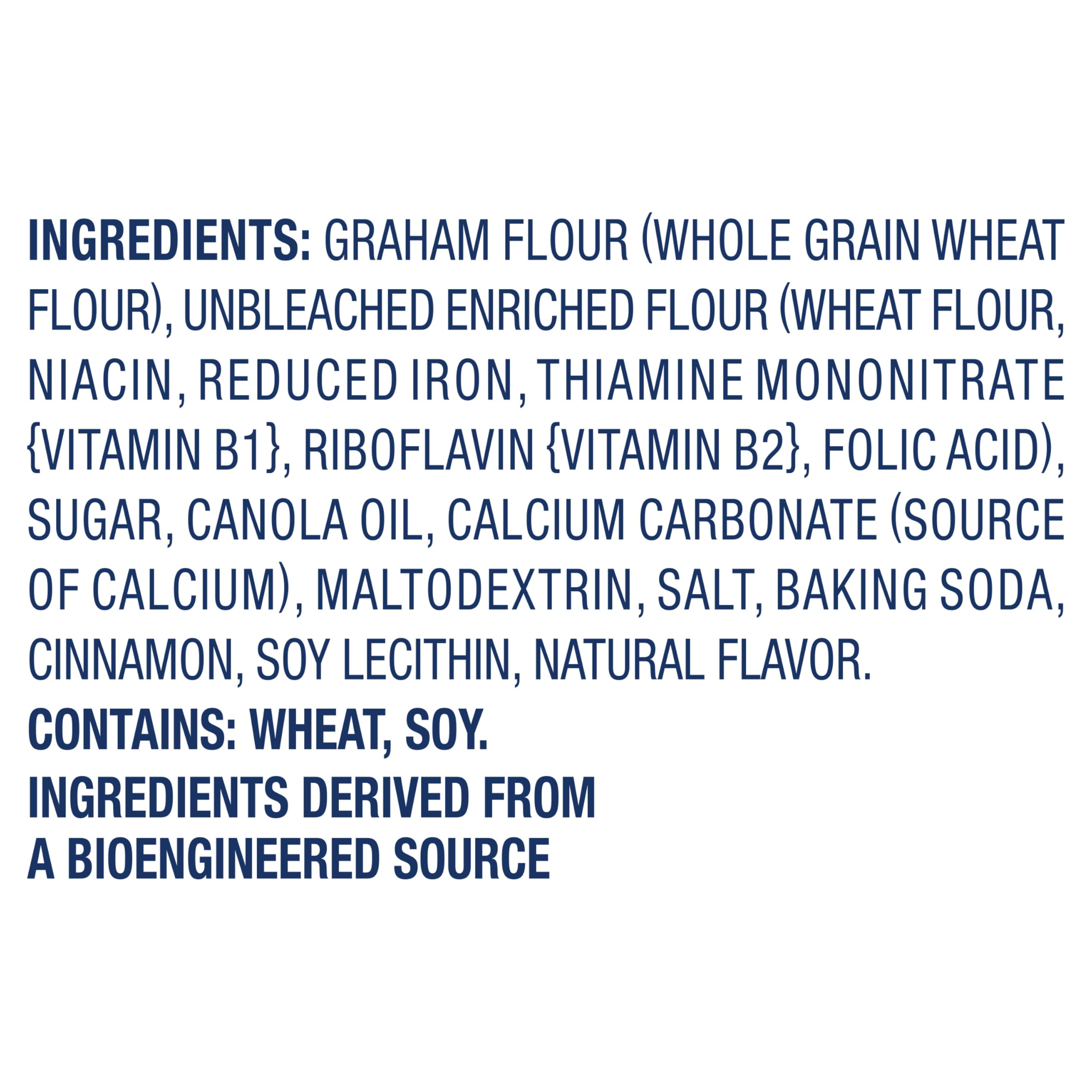 Teddy Grahams close-up texture highlighting crunchy cinnamon taste and crispness