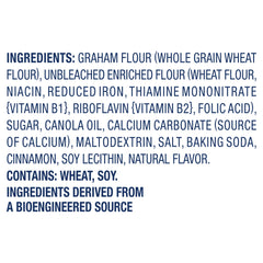 Teddy Grahams close-up texture highlighting crunchy cinnamon taste and crispness