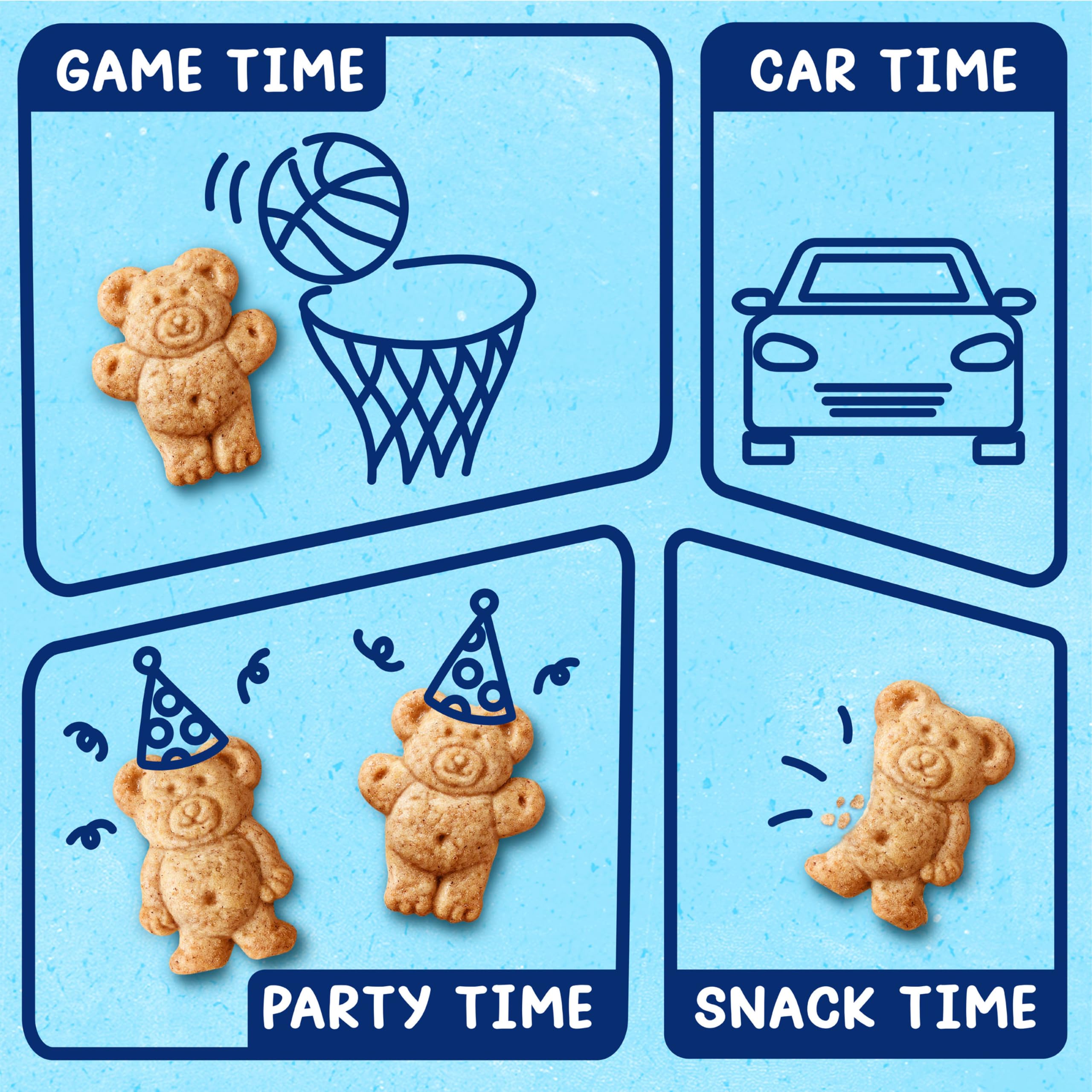 Teddy Grahams crushed into crumbs showing recipe use as crust or topping