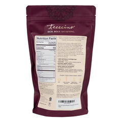 Teeccino dry blend top-down with roasted hazelnut and chicory pieces