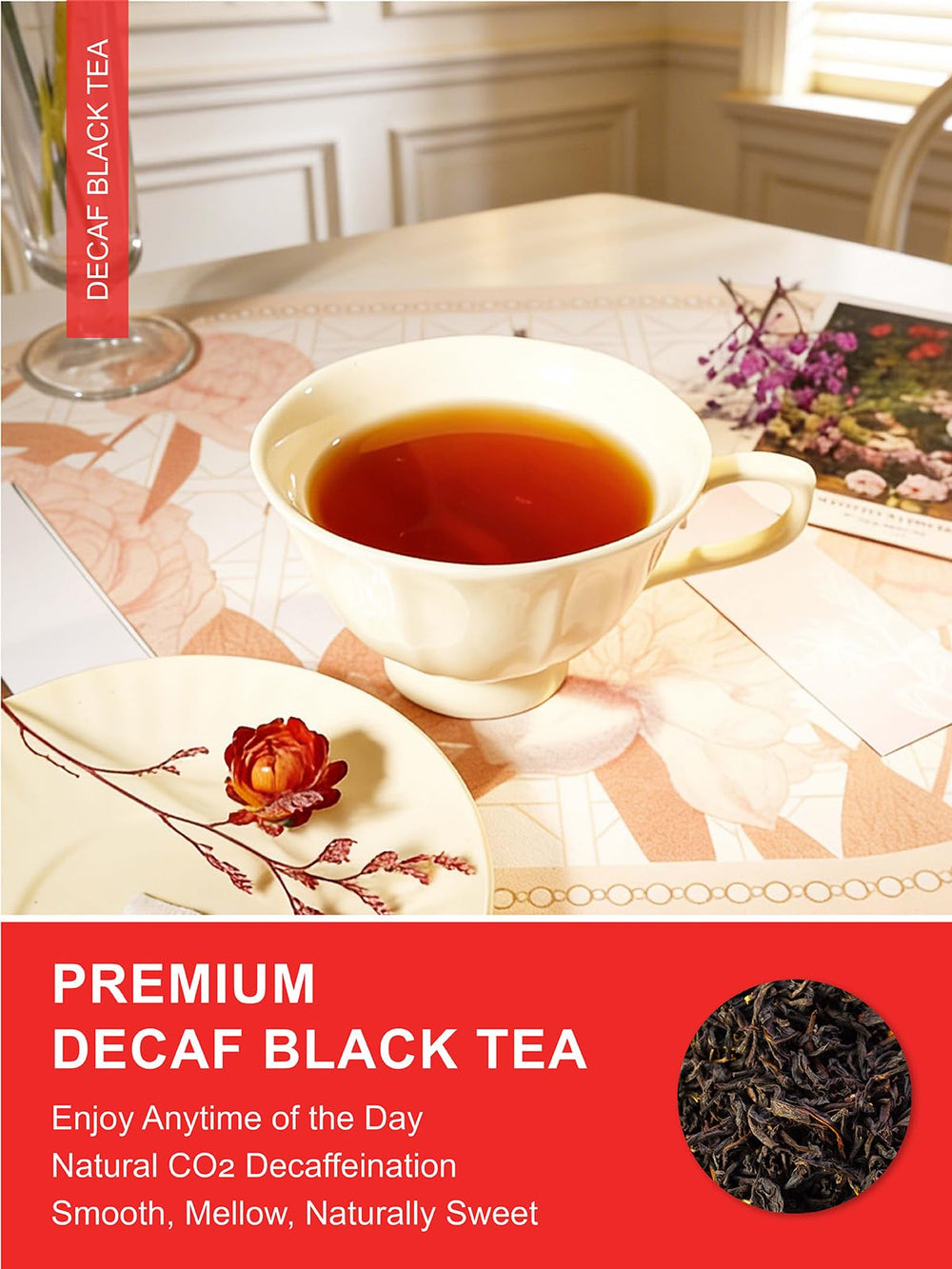 TeeLux close-up of unbleached plant-fiber tea bag texture and purity