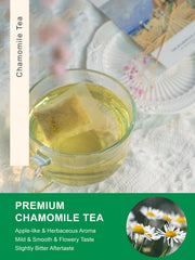 TeeLux close-up chamomile flowers highlighting fresh floral quality