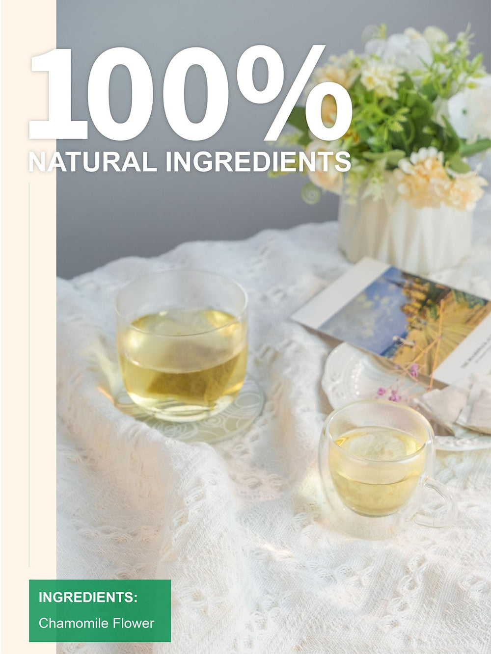 TeeLux unbleached tea bag detail showing clean infusion benefit