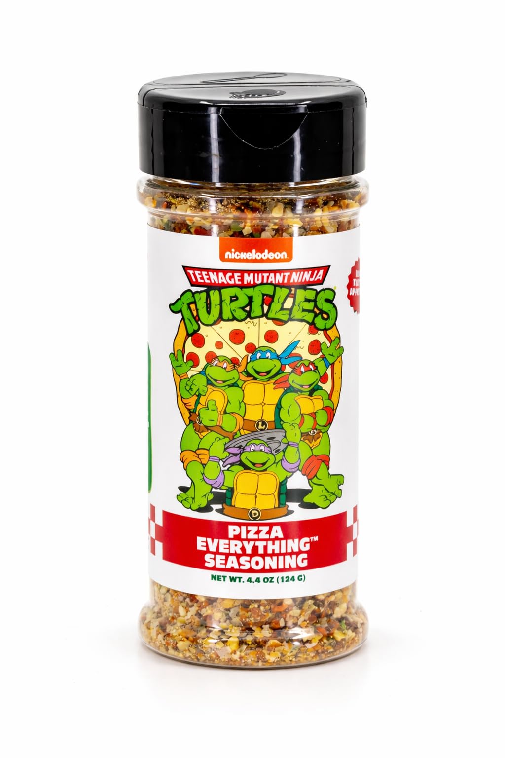TEENAGE MUTANT NINJA front label showing brand and jar benefit