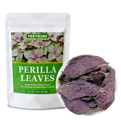 TEEYKUKI close-up of dried perilla leaf texture highlighting whole-leaf quality