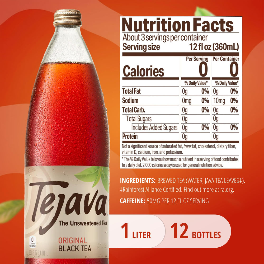 Close-up of Tejava tea color highlighting clarity and boldness benefit