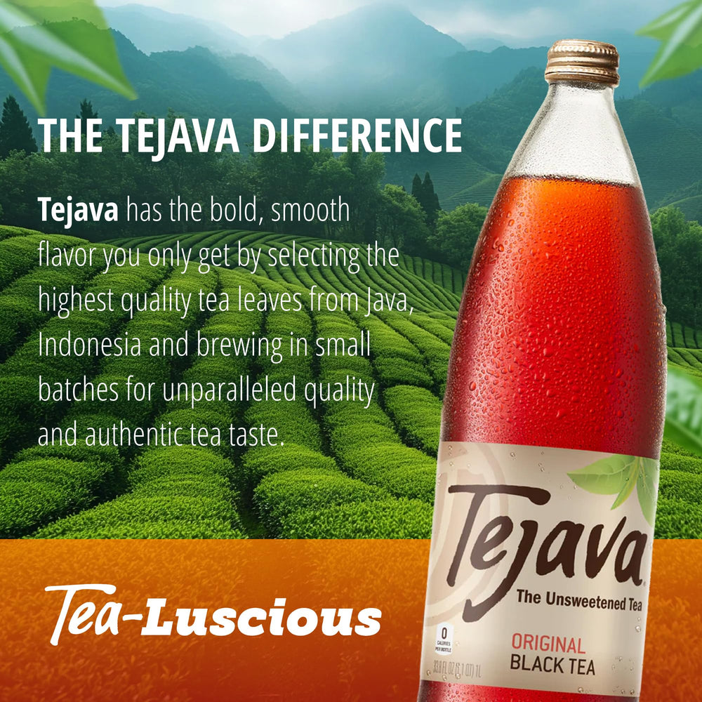 Outdoor picnic setting with Tejava bottles showcasing entertaining benefit
