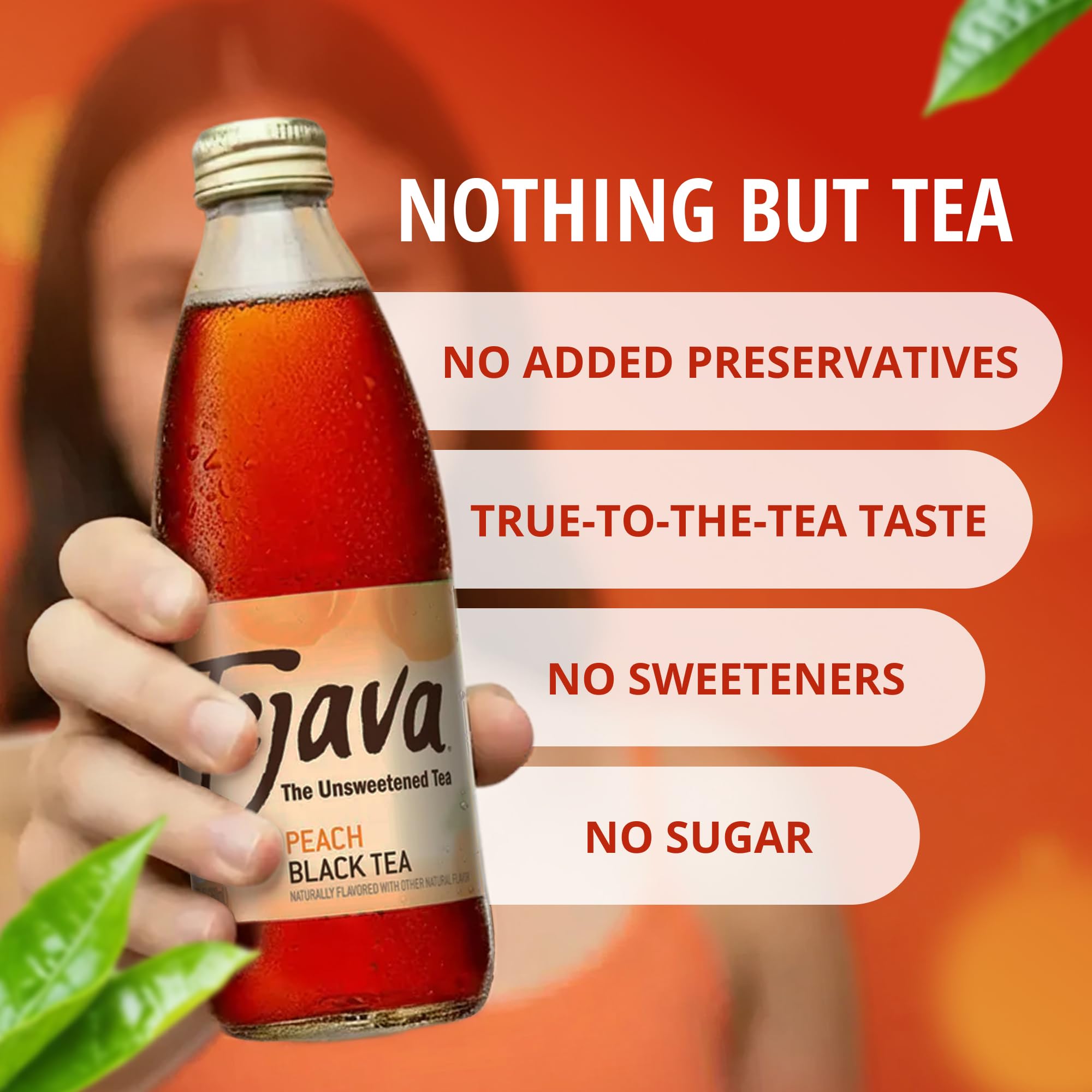 Bottles on table in social setting, Tejava offers ready-to-serve convenience