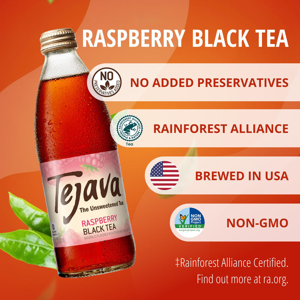 Tejava close-up of tea color and clarity highlighting brewed black tea quality
