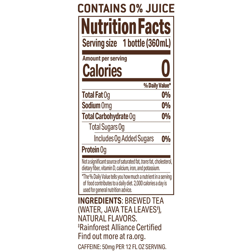 Tejava Raspberry poured into glass showing color and ready-to-drink benefit