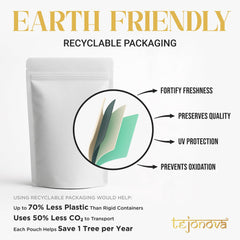 tejonova label detail highlighting monk fruit ingredients and use