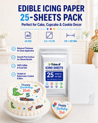 Tekmall close-up of smooth sheet texture for sharper edible prints