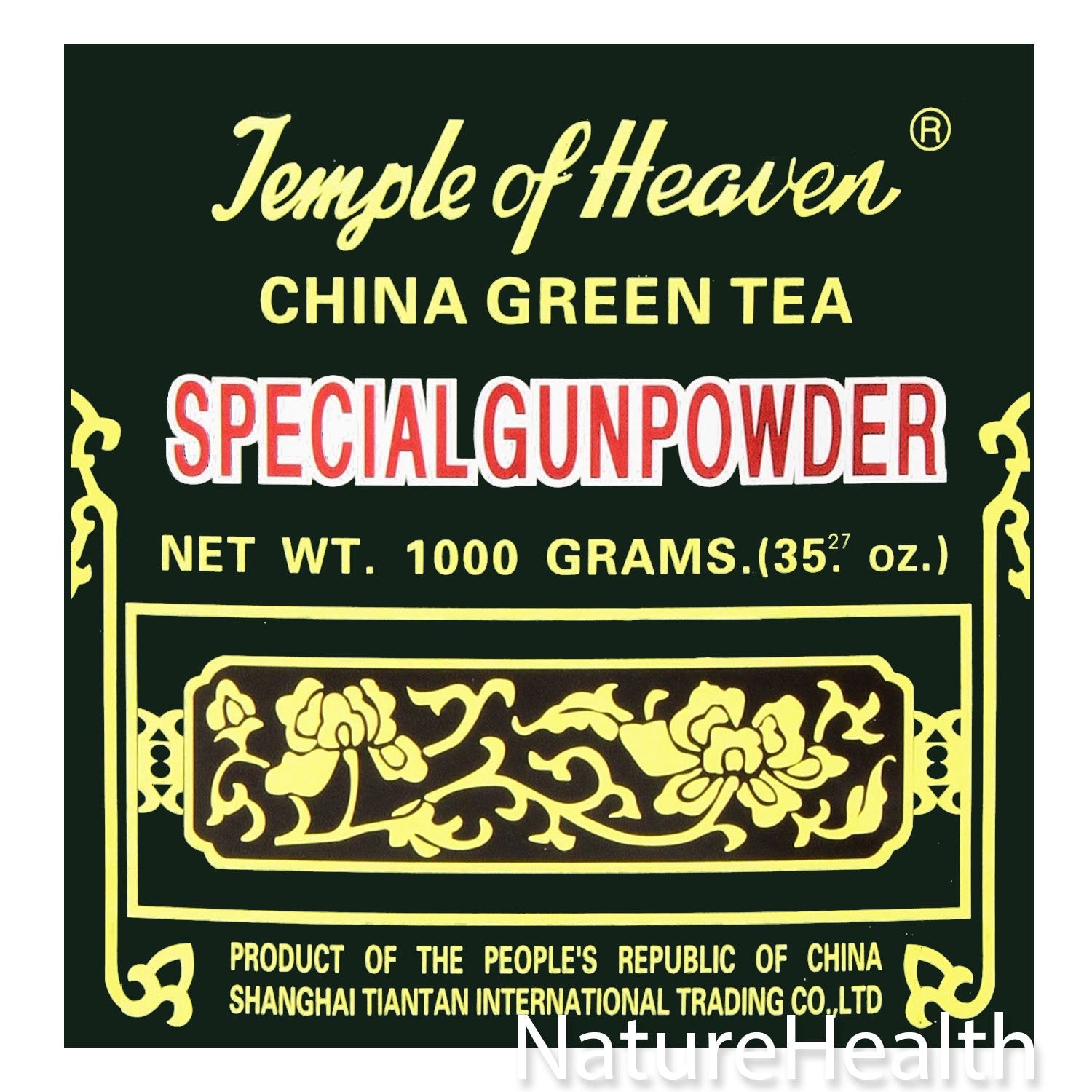 Temple of Heaven front packaging showing 1 kg bulk pack for everyday brewing benefit