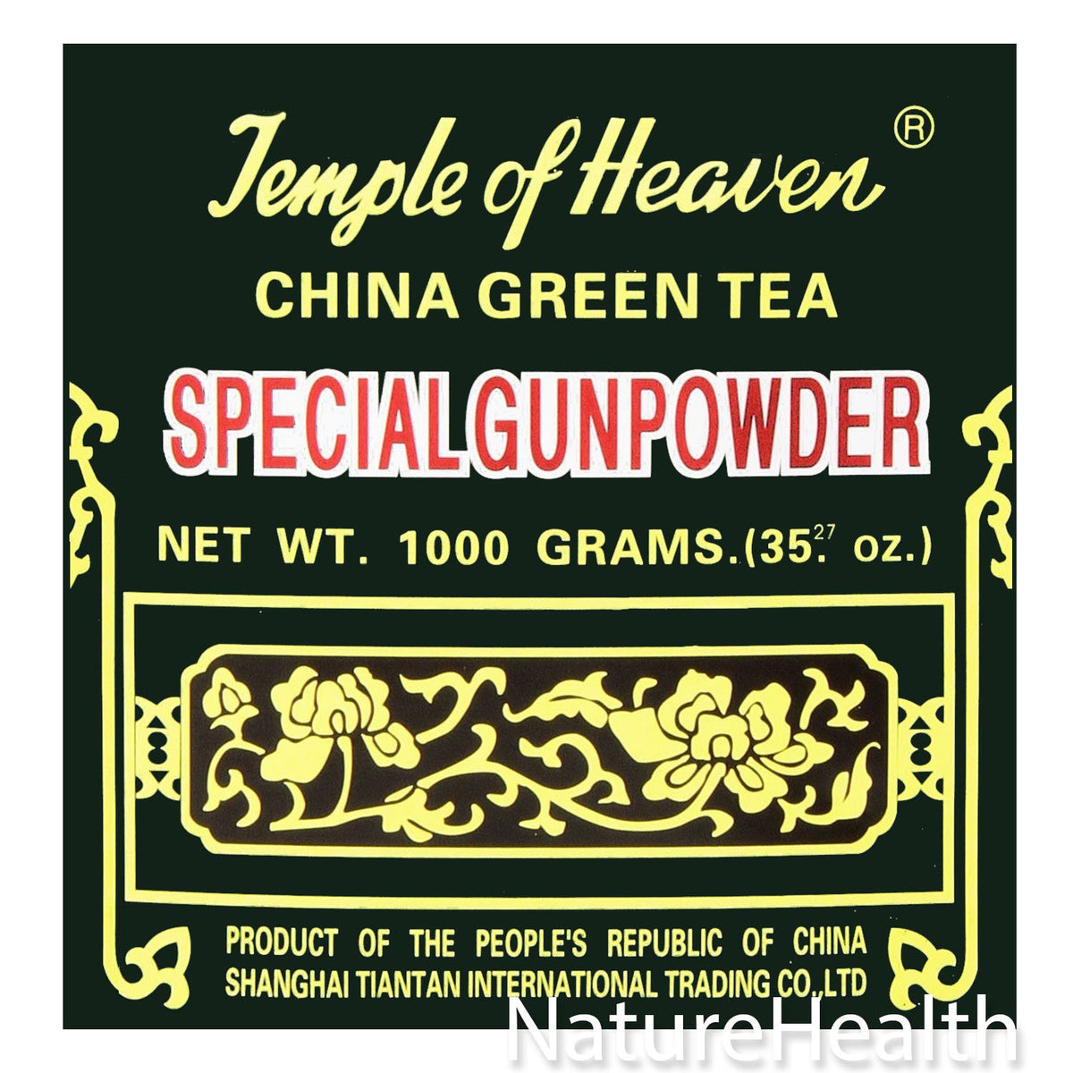 Temple of Heaven front packaging showing 1 kg bulk pack for everyday brewing benefit
