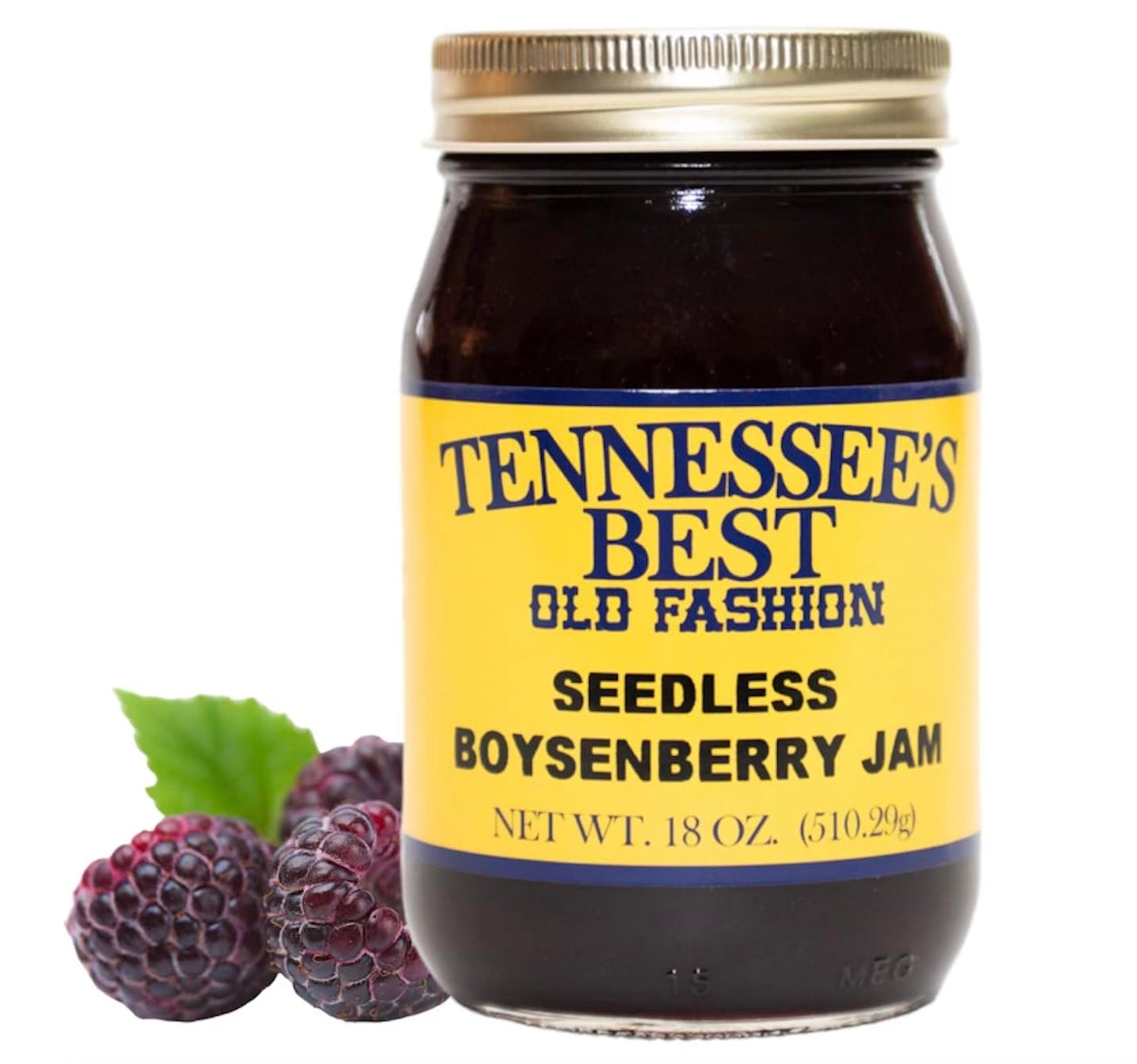 Tennessee's Best jar front packaging showing label and deep color, highlights homemade appeal