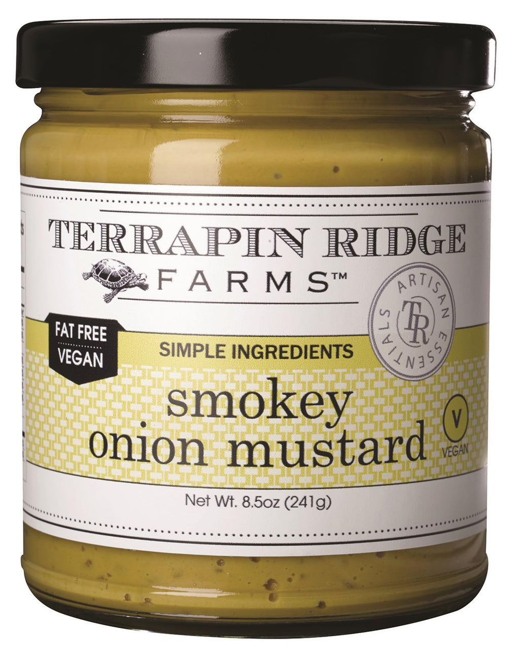 terrapin ridge front packaging showing jar and flavor callout for easy identification and flavor appeal