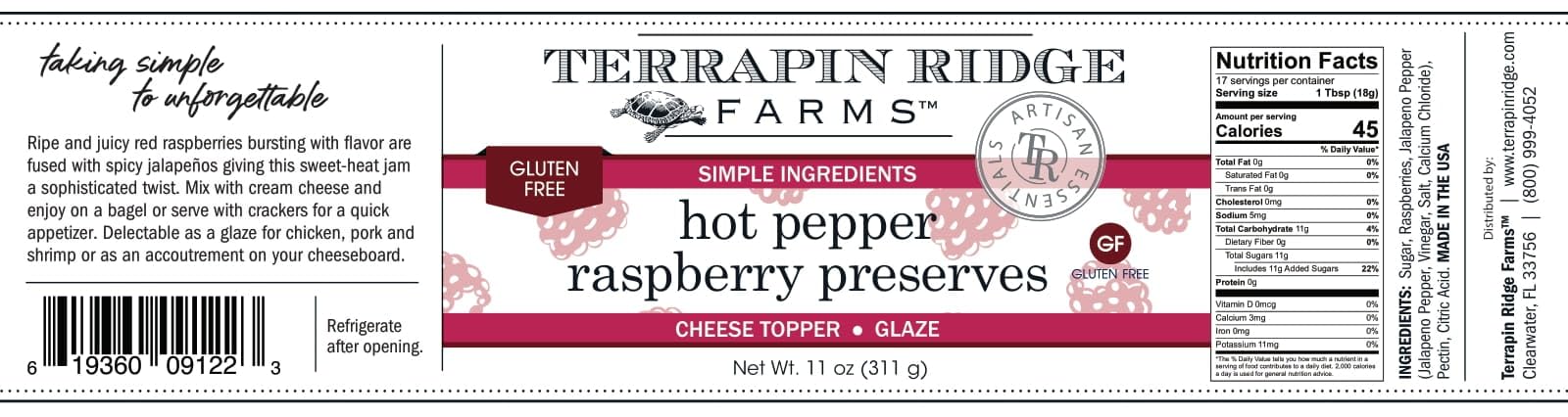terrapin ridge spoon with preserve texture showcasing glossy fruit and pepper