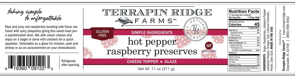 terrapin ridge spoon with preserve texture showcasing glossy fruit and pepper