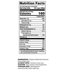 Terrasoul Superfoods open resealable pouch showing flour and easy storage benefit