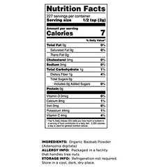 Terrasoul Superfoods pouch beside measuring cup to show 1.5 pound scale