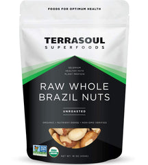 Terrasoul Superfoods front packaging showing 1 lb bag and organic label benefit