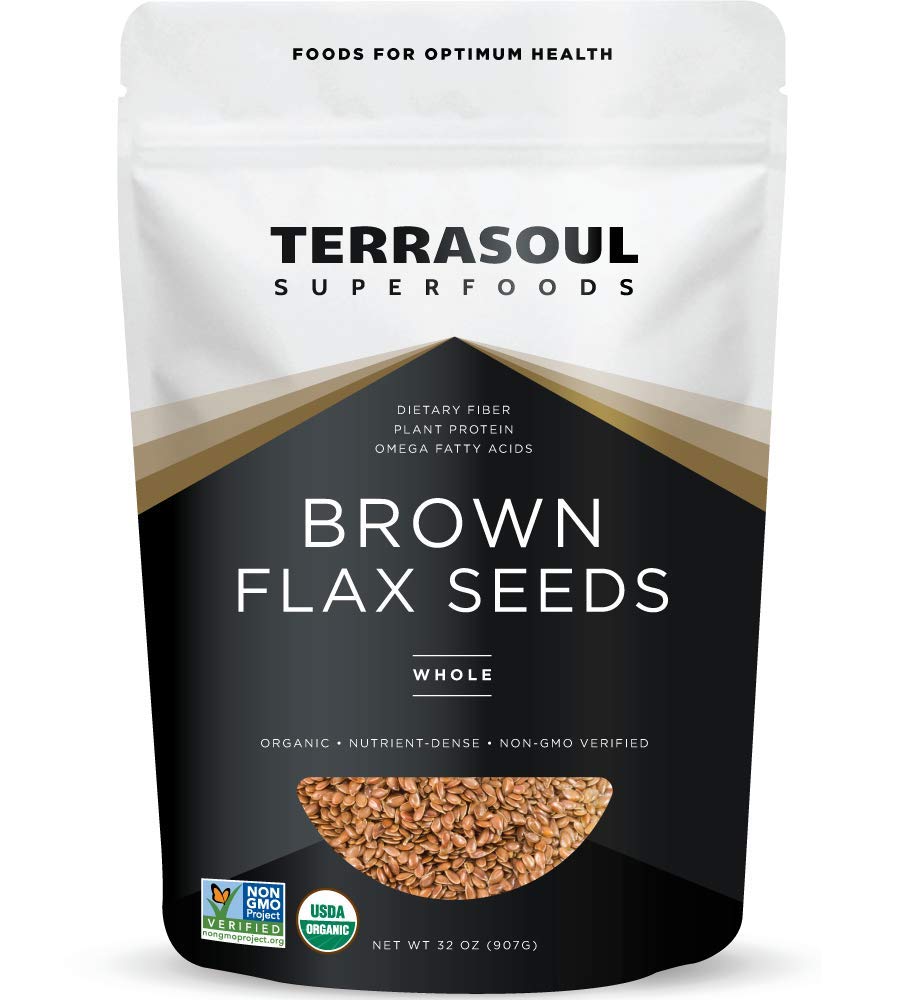 Terrasoul Superfoods front packaging showing 2 lb bag and organic seal benefiting pantry storage