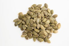 Terrasoul close-up of dry-roasted pumpkin seed texture highlighting crunchy flavor
