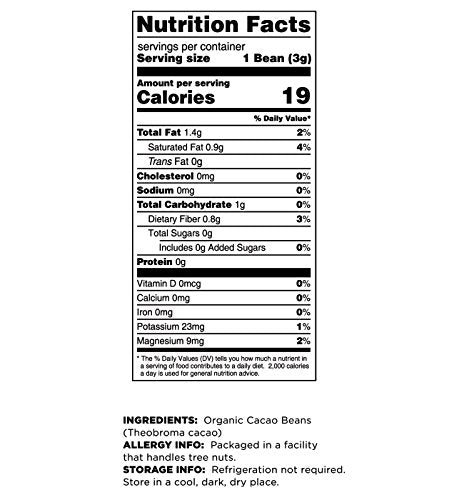 Terrasoul Superfoods cacao beans blended into a smoothie adding chocolate flavor and nutrition