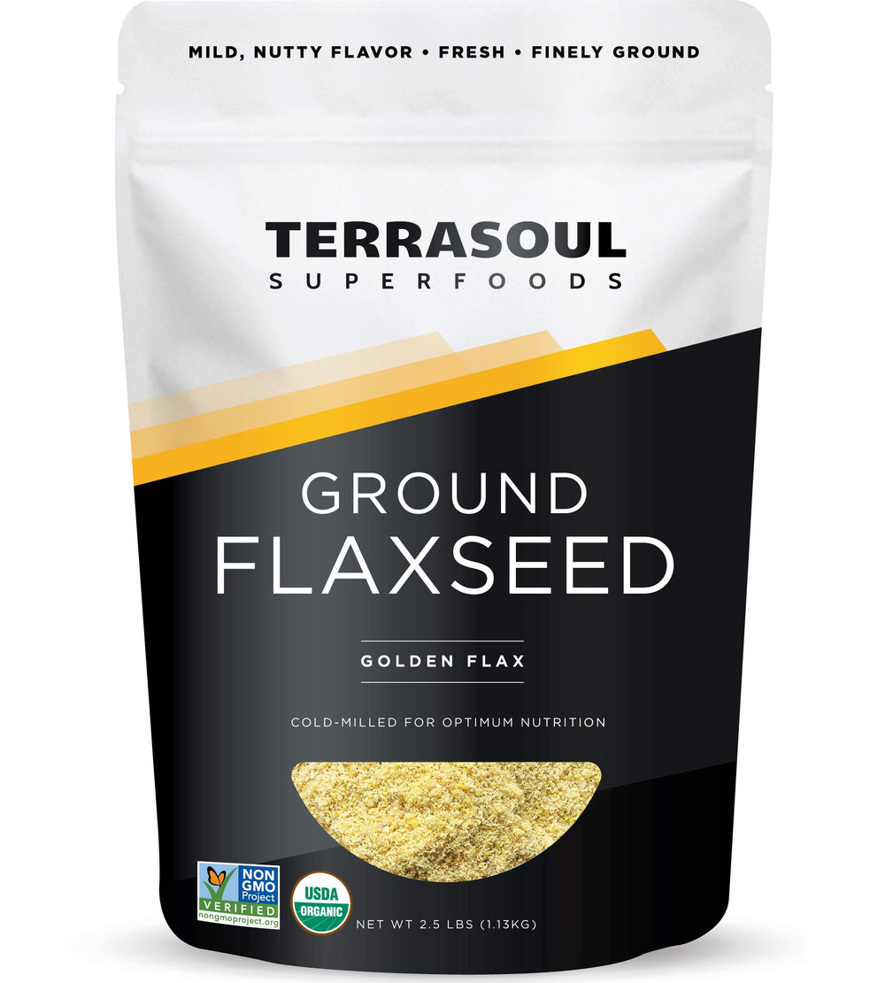 Terrasoul Superfoods front packaging showing resealable 2.5 lb pouch for convenience