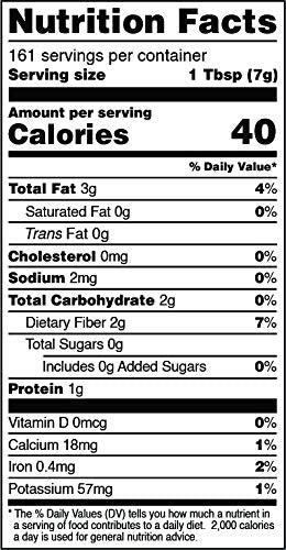 Terrasoul Superfoods fine ground flax close-up showing smooth texture and easy mixing