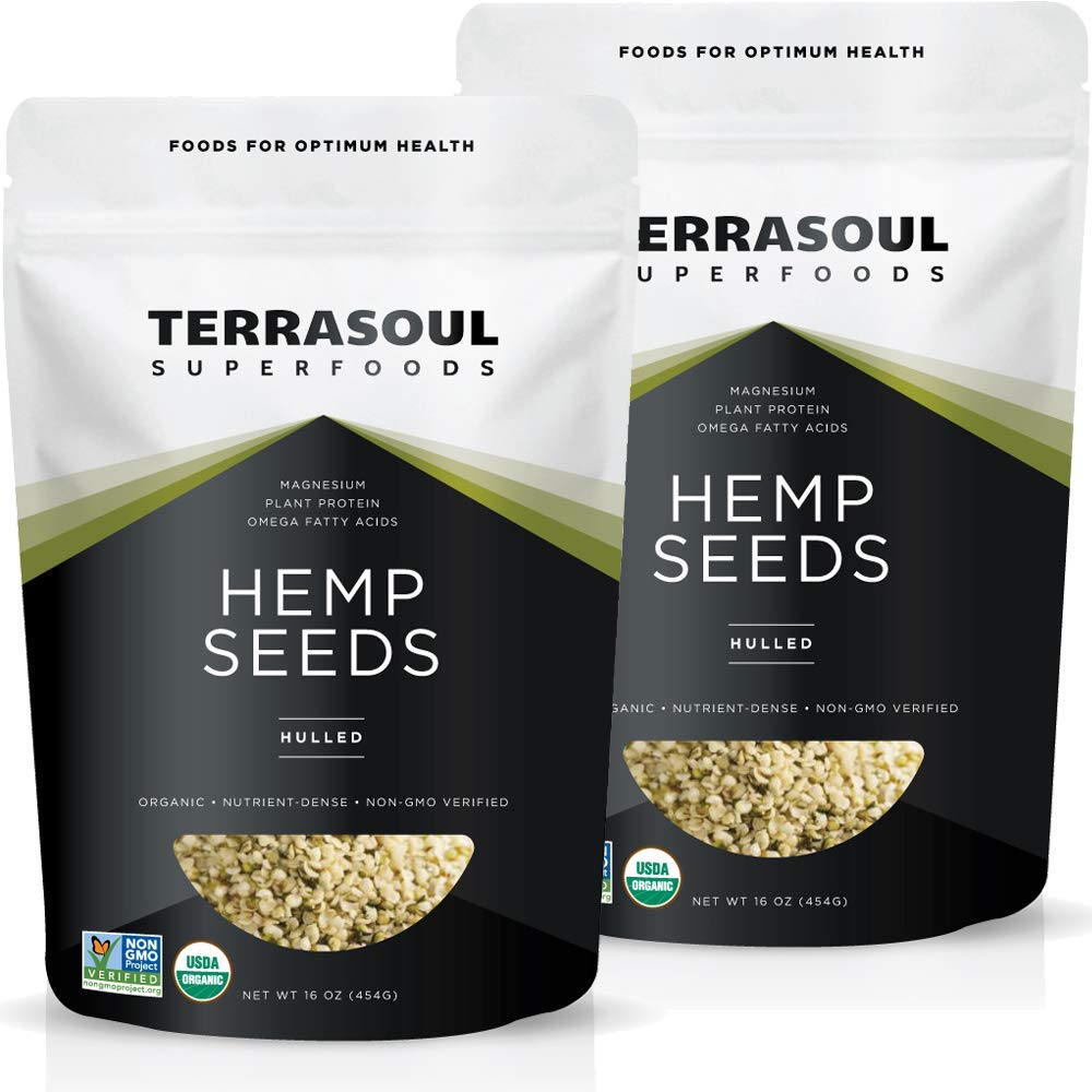 Terrasoul Superfoods front packaging showing two 16 oz pouches and resealable tops, convenient storage