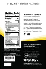 Terrasoul Superfoods flakes sprinkled on popcorn showing instant cheesy boost