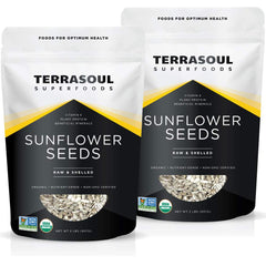 Terrasoul Superfoods front packaging showing organic 4 lb bag and label benefit