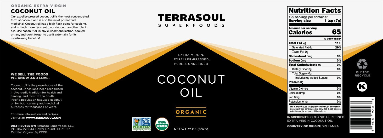 Terrasoul Superfoods open jar close-up of creamy coconut oil texture for cooking benefit