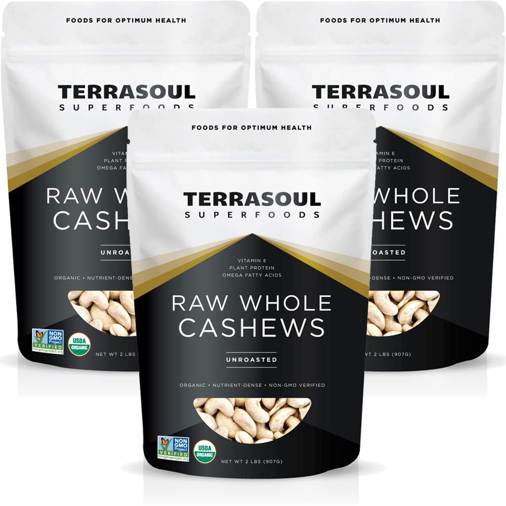 Terrasoul Superfoods front packaging showing three 2 lb bags and bulk savings